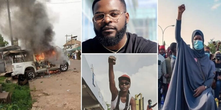 #EndSARS: FALZ, Aisha Yesufu, DJ Switch, others blamed for death of policemen, to be dragged to ICC