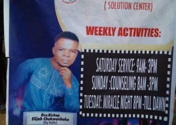 Popular Prophet caught with human parts and calabash carrying out sacrifice