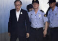 Former President of South Korea, Myung-bak goes back to prison on Corruption Charges