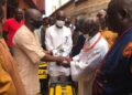 Ecstasy, as Lawmaker, Dennis Idahosa, provides Community Heads with power generating sets