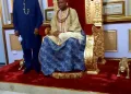 Photo News: President Jonathan visits Olu of Warri, Ogiame Atuwatse III