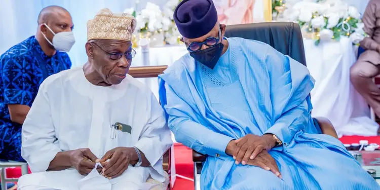 Drama As APC Governor Changes Surname, Declares Obasanjo As New Father