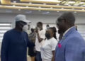After Beating Uche Maduagwu, Watch Gov. Sanwo-Olu’s reaction when he met Jim Iyke [VIDEO]