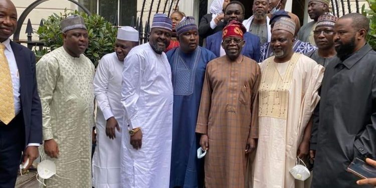 Northern Lawmakers visit Tinubu in London [Photos]