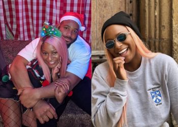 DJ Cuppy Sparks Dating Rumors With Kiddwaya As Duo Pose Together In Christmas Themed Outfits [PHOTOS]