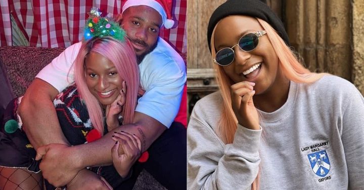 DJ Cuppy Sparks Dating Rumors With Kiddwaya As Duo Pose Together In Christmas Themed Outfits [PHOTOS]