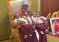 Oba Of Benin Unveils Name For His Quadruplets [PHOTOS]