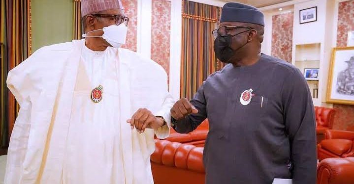 BREAKING: Fayemi meets Buhari, Declares for 2023 presidential race