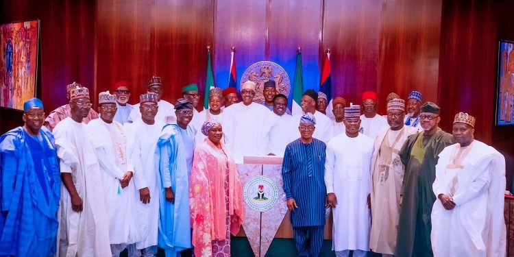 REVEALED [APC Primary]: What Buhari Told Adamu, APC Governors In Aso Rock