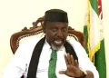 BREAKING: Shots Fired As EFCC Finally Arrests Okorocha In Abuja [VIDEO]