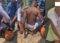 Drama As Native Doctor Invites Police To Arrest Man Who Wanted To Sacrifice His Two Children For Money Ritual [VIDEO]