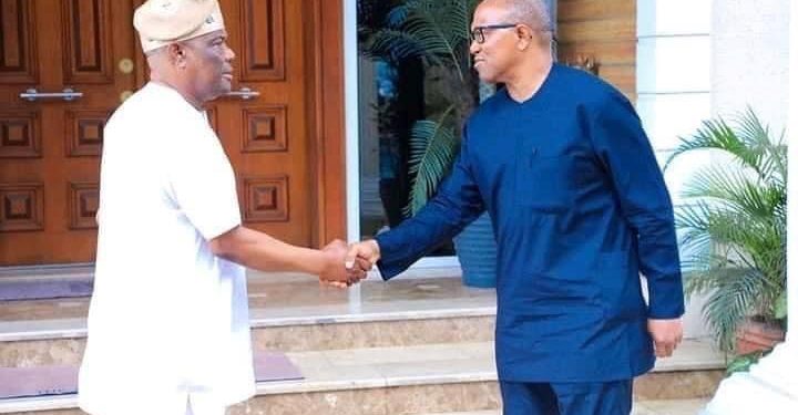 2023: Peter Obi Visits Wike [PHOTOS]