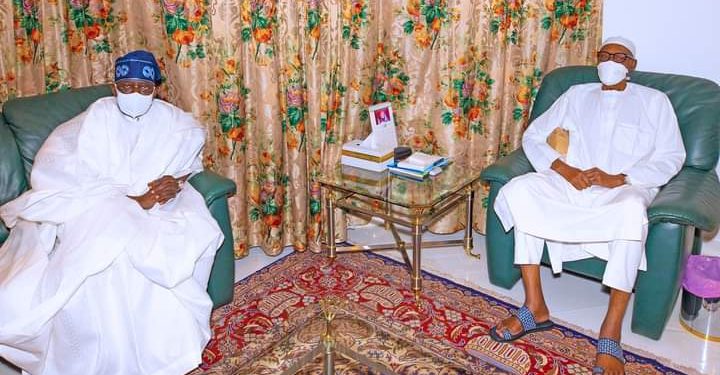 Tinubu meets with Buhari ahead of running mate unveiling