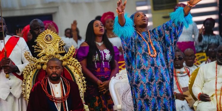 Warri Agog As 1st Year Coronation of Olu Of Warri Commenced With Praise Worship