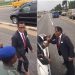 UPDATE: Moment PMB’s Critic, ARISE TV Broadcaster, Rufai Oseni threatens to Call Sanwo-Olu on Policemen [VIDEO]