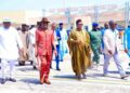 BREAKING: Wike, Ortom others arrive Bauchi to woo Bala Mohammed [PHOTOS]