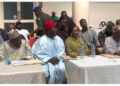 JUST IN: Tinubu, APC Chieftains Meet With CAN Leadership In Abuja [PHOTOS]
