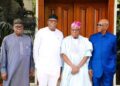 Obasanjo, Fayemi Visit Wike [PHOTOS]