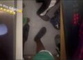 Drama As Big Boys Cry For Help While Stuck In Elevator [VIDEO]