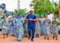 Obaseki hails, celebrates with Edo-South market women over PDP House of Assembly victory