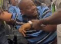 See Moment Man Who Threatened War If Tinubu Is Inaugurated, Was Carried Off Plane For Delaying Flight [PHOTOS+VIDEO]