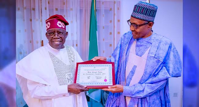 History in the making as Buhari hands over to Tinubu