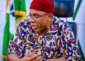 Amaechi Absent At Tinubu’s Swearing In, Spotted At Otti’s Inauguration In Abia [PHOTO]