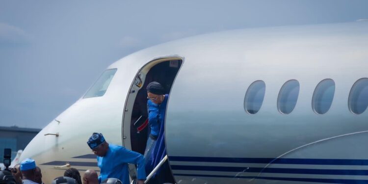 President-elect Tinubu Returns To Nigeria Ahead Of Inauguration [PHOTOS]