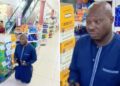 Edo “Big Boy” Caught Stealing Bottle Of Hennessy VSOP Worth N58,000 From Popular Benin Supermarket