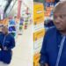 Edo “Big Boy” Caught Stealing Bottle Of Hennessy VSOP Worth N58,000 From Popular Benin Supermarket