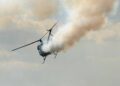 BREAKING: Chopper Crashes In Ikeja, Lagos [PHOTO]