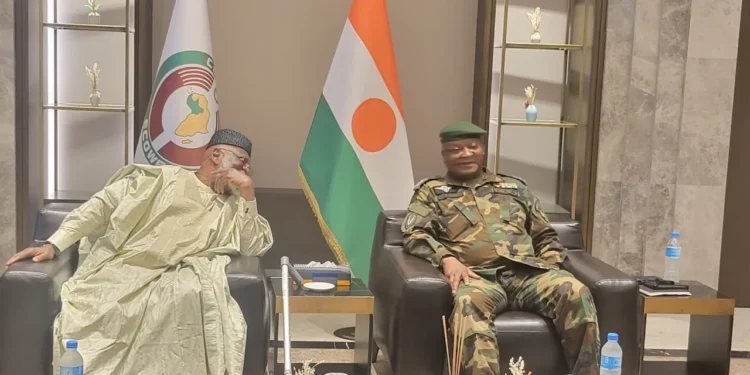 Niger Coup: Moment Abdulsalami-Led ECOWAS Delegation Arrived Niamey For Dialogue With Junta [PHOTOS + VIDEO]