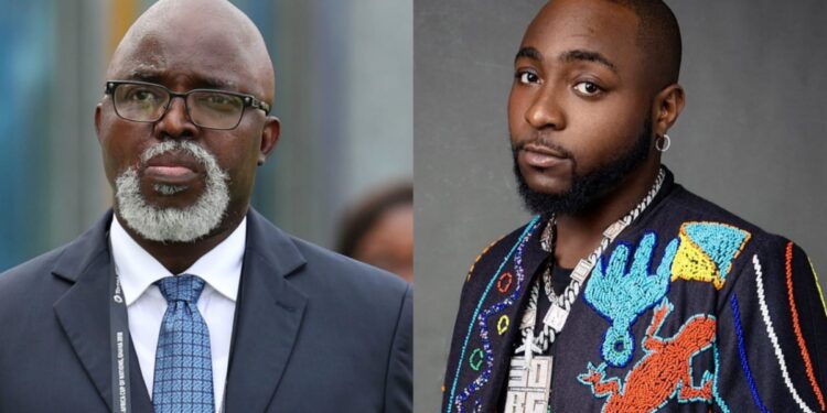 Ex-NFF President, Pinnick Calls Out Davido For Not Showing Up At His Event Despite Being Paid N72m
