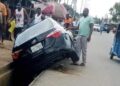 Car Wash Attendant Escapes Death After Crashing Customer’s Car [PHOTOS]