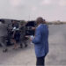 VIDEO: Moment Gov. Sanwo-Olu effects arrest of a soldier, four others plying one-way with their motorcycles along Lagos-Badagry Expressway