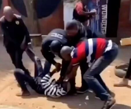 VIDEO: Watch Moment Police Forcefully Arrested Controversial Singer Portable After He Tried To Run Away