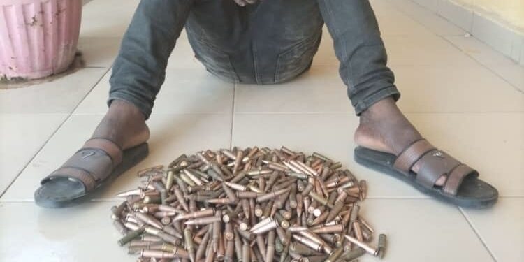 VIDEO: Army Arrests Corporal For Allegedly Stealing 602 Rounds Of Ammunition In Borno