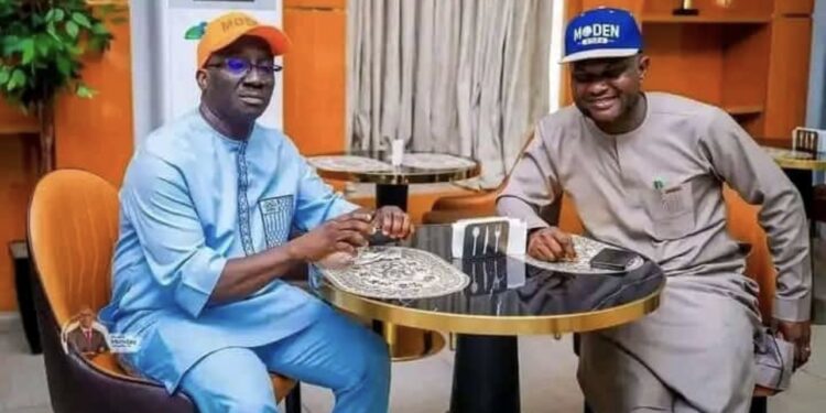 Oshiomhole Congratulates Edo State Governor-Elect, Deputy