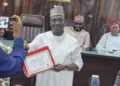 Edo Guber: INEC Presents Certificate Of Return To Sen. Monday Okpebholo