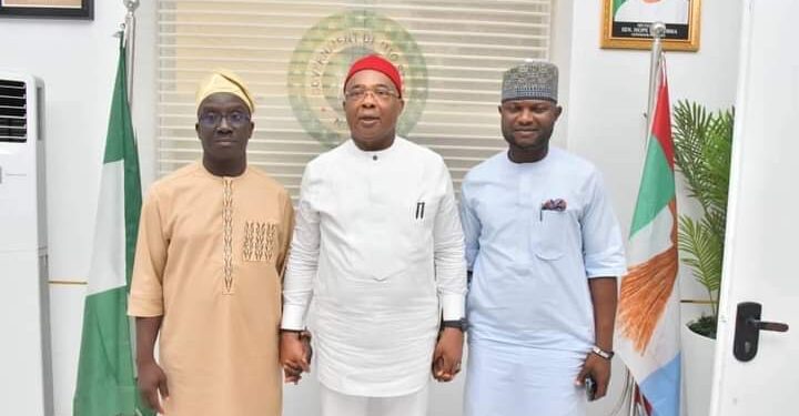 “We Have Blessings Of God, Oba Of Benin”, Okpbebholo says as he pays “thank you” visit to Hope Uzodinma