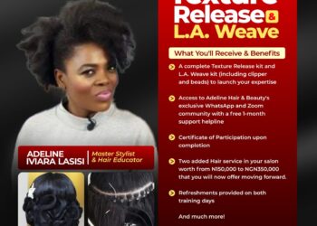 Master the Art of Texture Release and L.A Weave by Adeline Hair and Beauty, London, UK (HAIR PROFESSIONAL)