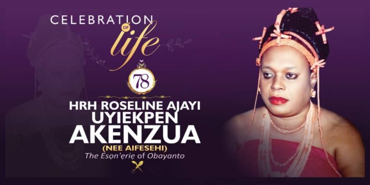 Disregard Postponement of Burial, Date Remains January 30th to 2nd Febuary 2025 – Enogie of Obayanto