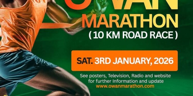 5th edition of annual Owan marathon gets Jan. 3 date
