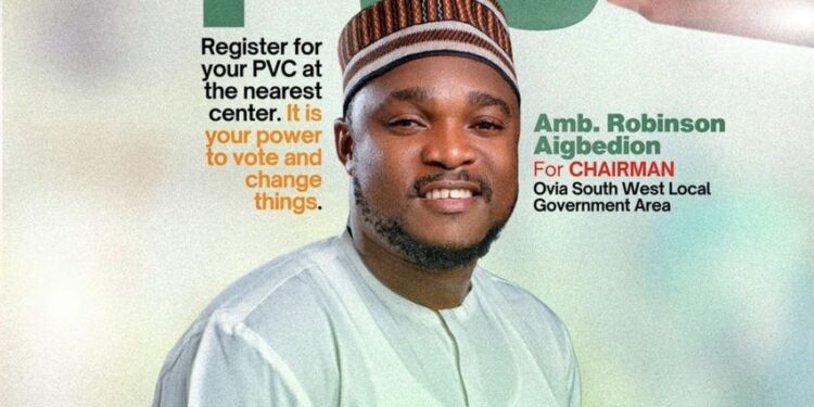 Nigeria at 65: Ovia South-West LGA Chairmanship Hopeful, Aigbedion, Calls for Unity, People-Centered Leadership